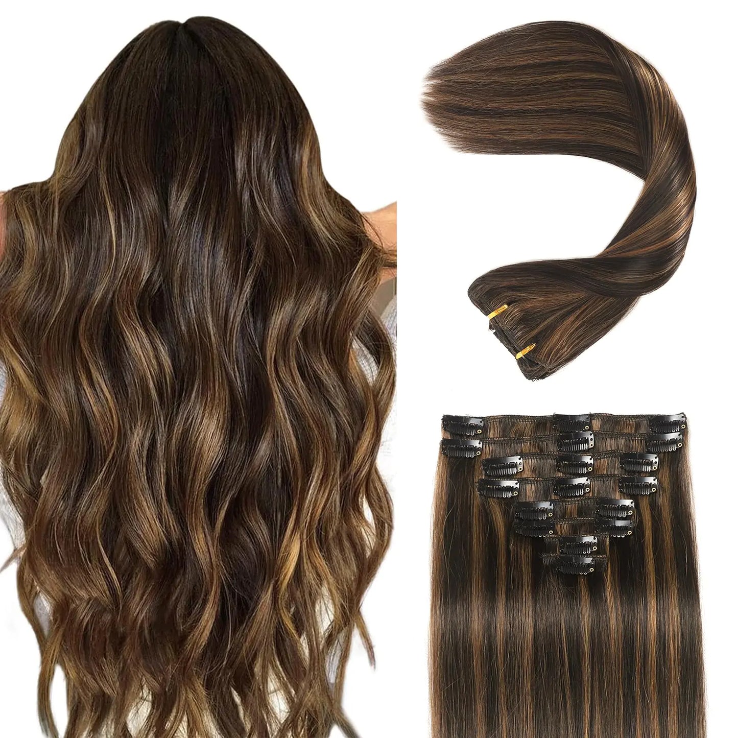 Triss Hair Clip in Hair Extensions 16 inch