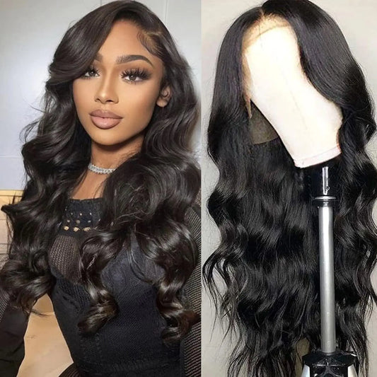 Triss Hair Body Wave Human Hair Wig 4x4 Closure Glueless Wigs Human Hair Pre Plucked Pre Cut Lace Closure