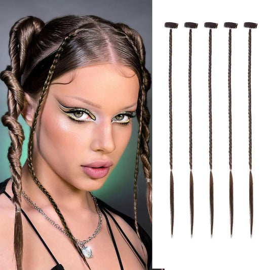 Triss Hair Braid Hair Extensions 5 PCS Clip in Hair Extensions